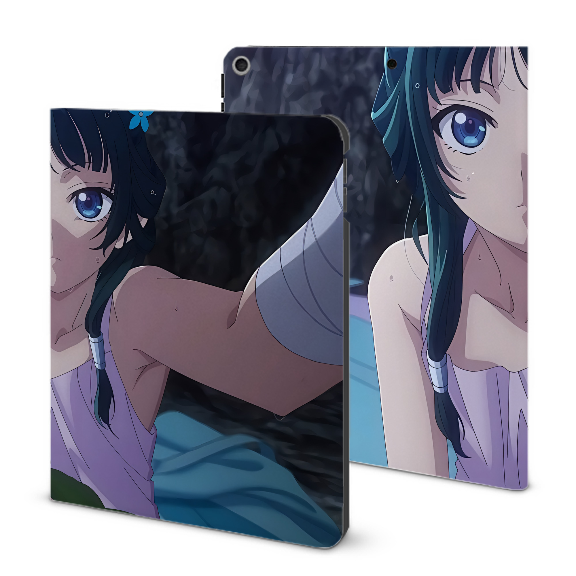 （画像用） 薬屋のひとりごと The Apothecary Diaries IPad ケース ブック型 PUレザー TPU 耐衝撃 軽量 薄型 ペン収納なし 全面保護 IPad 各モデル対応